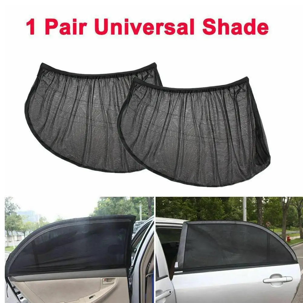 

Ceyes 2pcs Car Styling Accessories Sun Shade Auto UV Protect Curtain Side Window Sunshade Mesh Sun Visor Protection Window Films