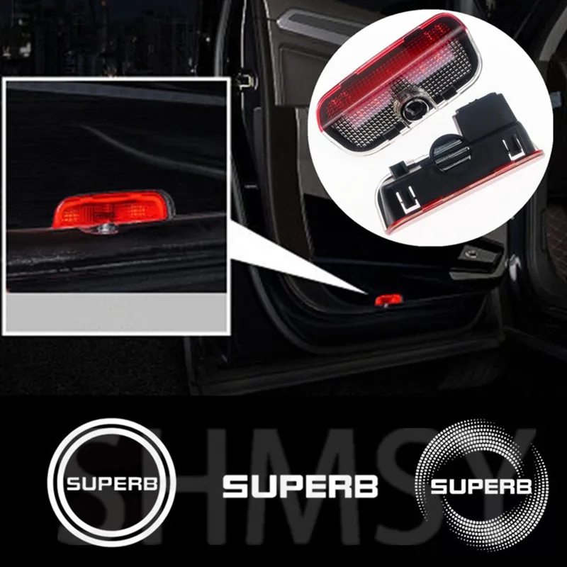 Лампы головного света для двери автомобиля лампы проектора Ghost Shadow Superb 2 MK2 3 MK3 3U 3V