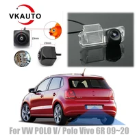 vkauto fish eye rear view camera for vw polo vpolo vivo 6r hatch cross polo 20092017 ccd hd reverse parking ip69 cvbs ahd