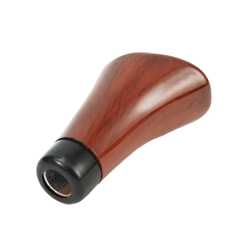 

1 Set Gear Shift Knob Auto Replacement Parts Car Gear Head Plastic&Metal Walnut Wood Grain Manual Vehicles Cars
