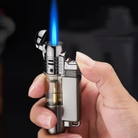 windproof turbo lighter gas lighter flame butane metal cigarettes lighters mini lighters smoking accessories gift for men