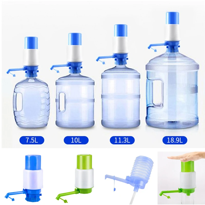 

Чистый и санитарный портативный дозатор питьевой воды в бутылках Ручной пресс съемная трубка инновационный вакуумный ручной насос диспенсер