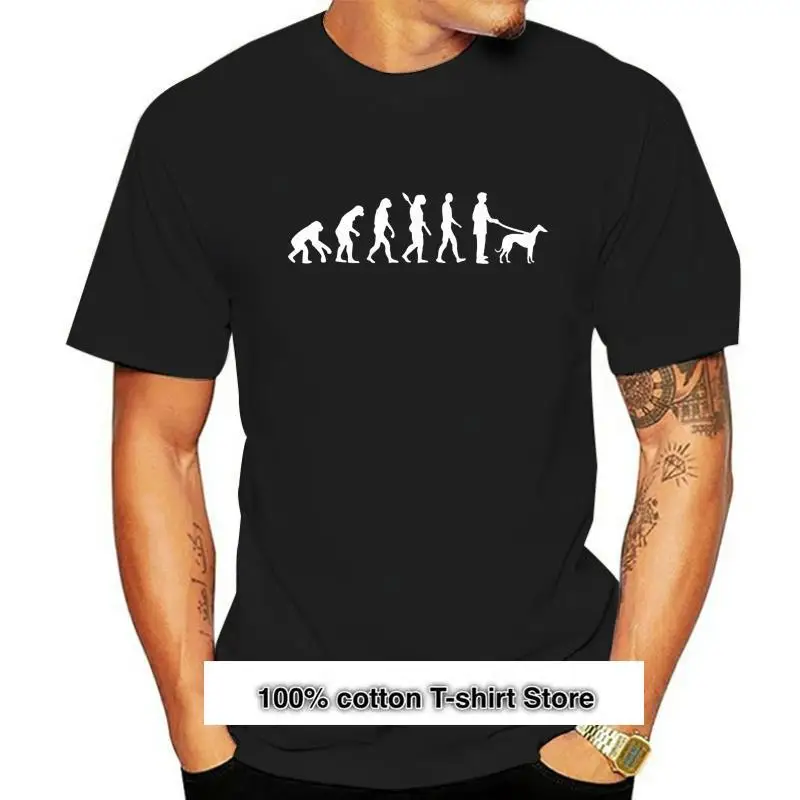 

Camisetas de moda para hombre, camisas de algodón de galgo de evolución, 3D diseño fresco, alta calidad, 2020