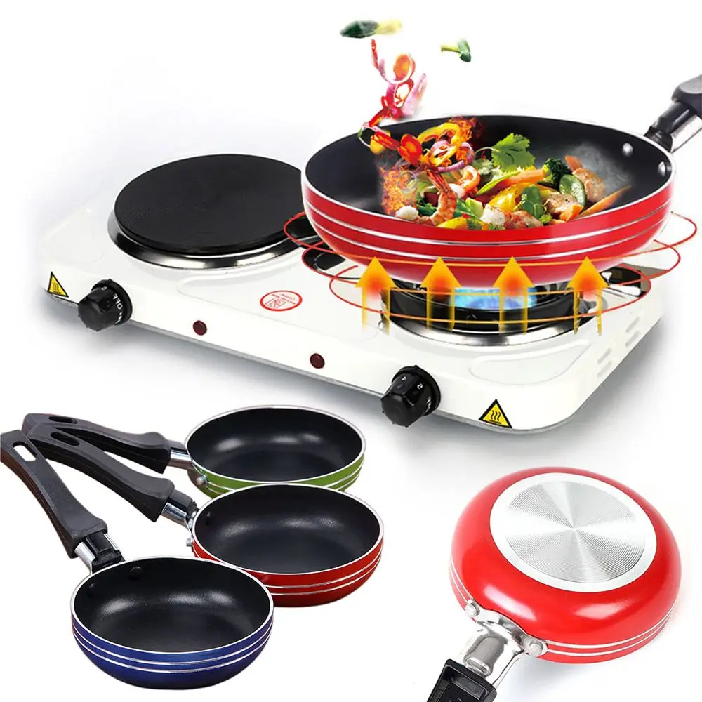 

Random Color Breakfast Tools Omelets Pot Kitchen Cookware Fried Non Stick Frying Pan Omelette Pans