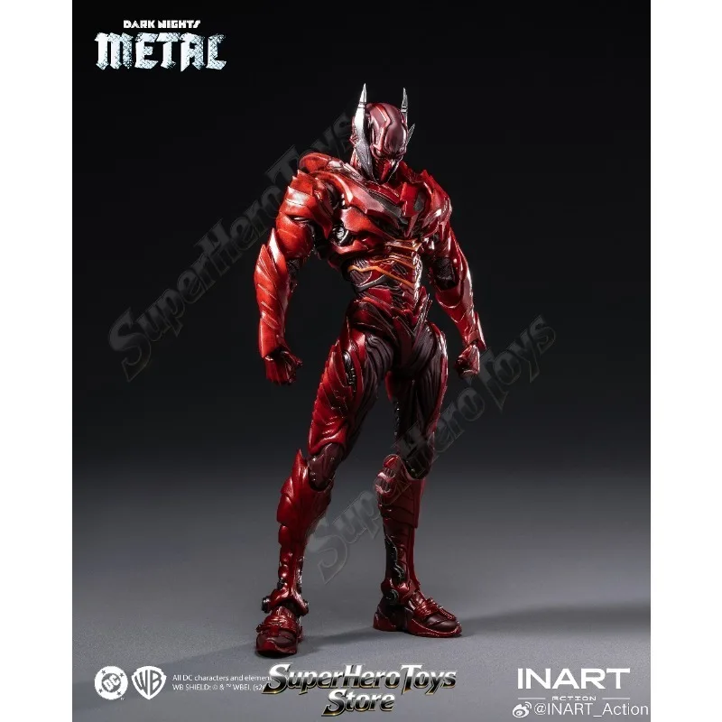 Фото Доставка в течение 24 часов: INART Action MAG-C001 1/12 Фигурка Бэтмена «Красная Смерть» (Dark Nights), металлический коллекционный набор для сборки, подарки №3