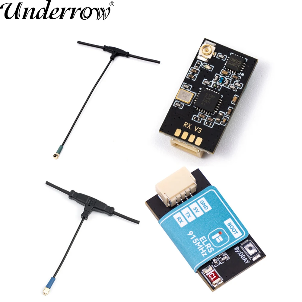 

iFlight ELRS 915MHz Receiver ELRS 2.4G Receiver with 70mm / 40mm Antenna / Dual-Band Antenna for Commando 8 Aircraft Accessories