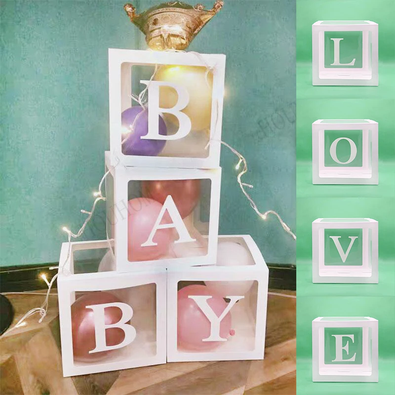 

Balloon Transparent Box Boy Girl Baby Shower Wedding Birthday Party Decoration 1st Birthday Decor Kids Baby Shower Balloon Box