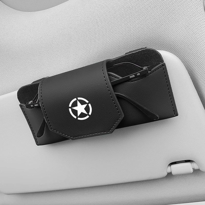 Автомобильная коробка для солнцезащитных очков органайзер зажим аксессуары Jeep