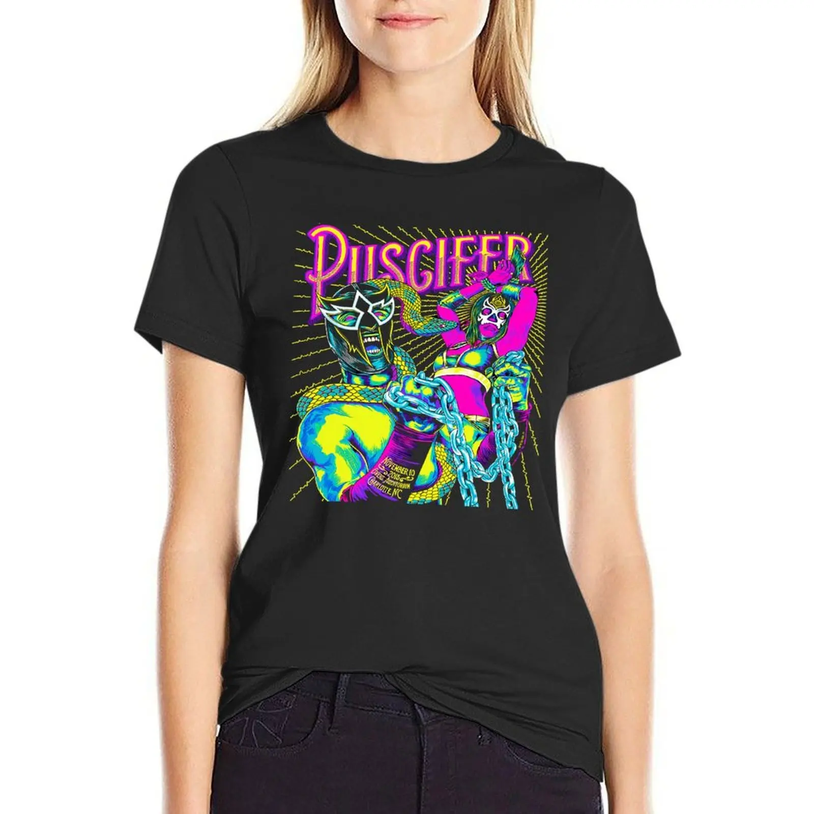 Оригинальная футболка puscifer женская одежда аниме футболки черные для женщин