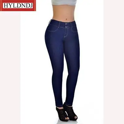 Spring Jeans for Women 2023 New Slim Skinny Bodycon Denim Jean Pantalon Femme Pencil Pants Plus Size S-Xxl Plus Size Jeans