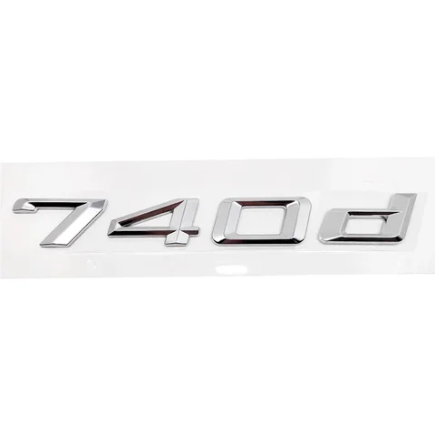 Наклейка на багажник BMW 7 серии 730d 740d 745d 750d 760d E38 E65 E66 F01 F02 G11 G12