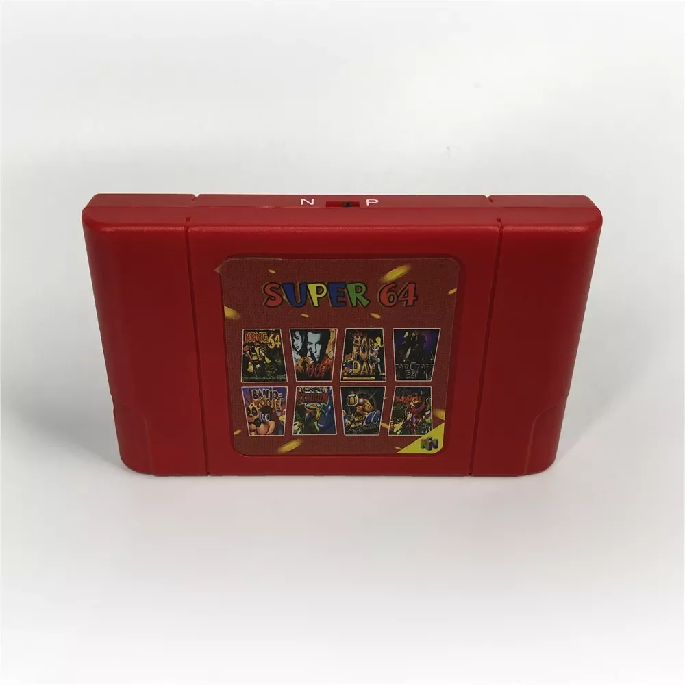 

New Super 64 Retro Game Card 340 in 1 Game Cartridge for N64 Video Game Console