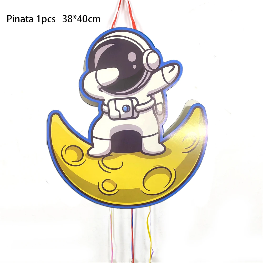 

Луна астронавт пиньята 1 шт./лот День рождения Деко Пиньята событие космонавт вечерние украшения для девочек и мальчиков детские сувениры DIY пиньята