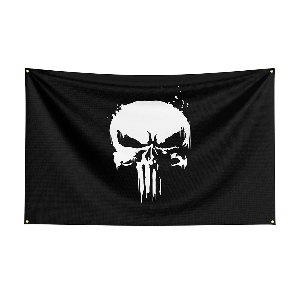 

3x5 Punisher Black Background Flag Polyester Printed Other Banner For Decor 1