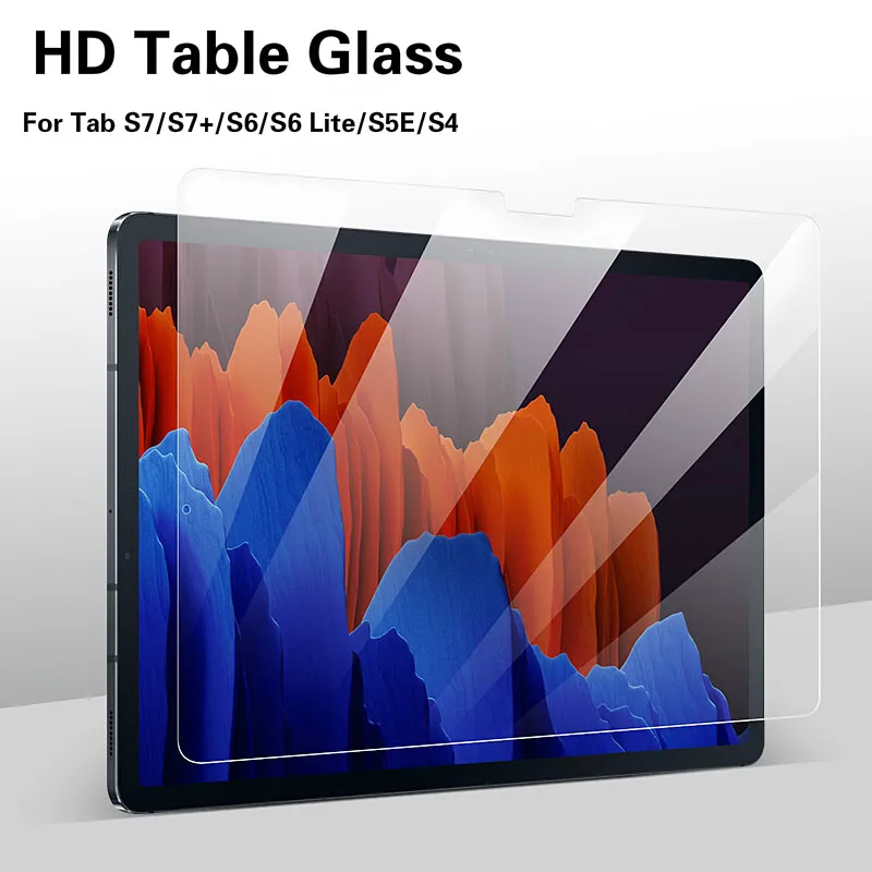 hd tablet tempered glass for samsung galaxy tab s8 s7 plus ultra s7 fe 5g tab s6 lite tab s5e t720 t725 tab s4 screen protector free global shipping