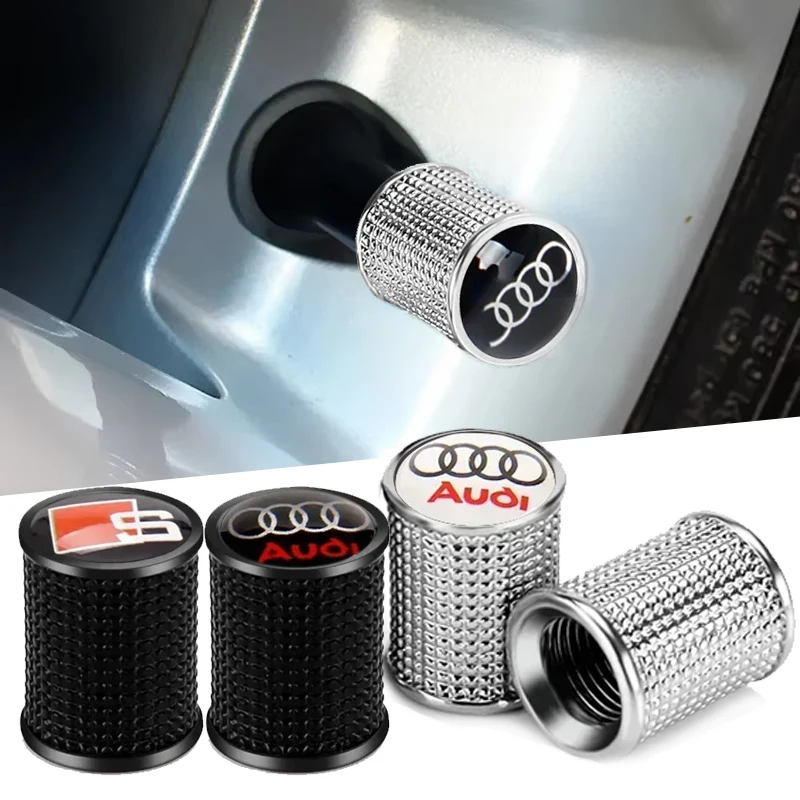 Пылезащитная Крышка для автомобильных шин колпачки стержней клапанов Audi Sline A3 8p Q5