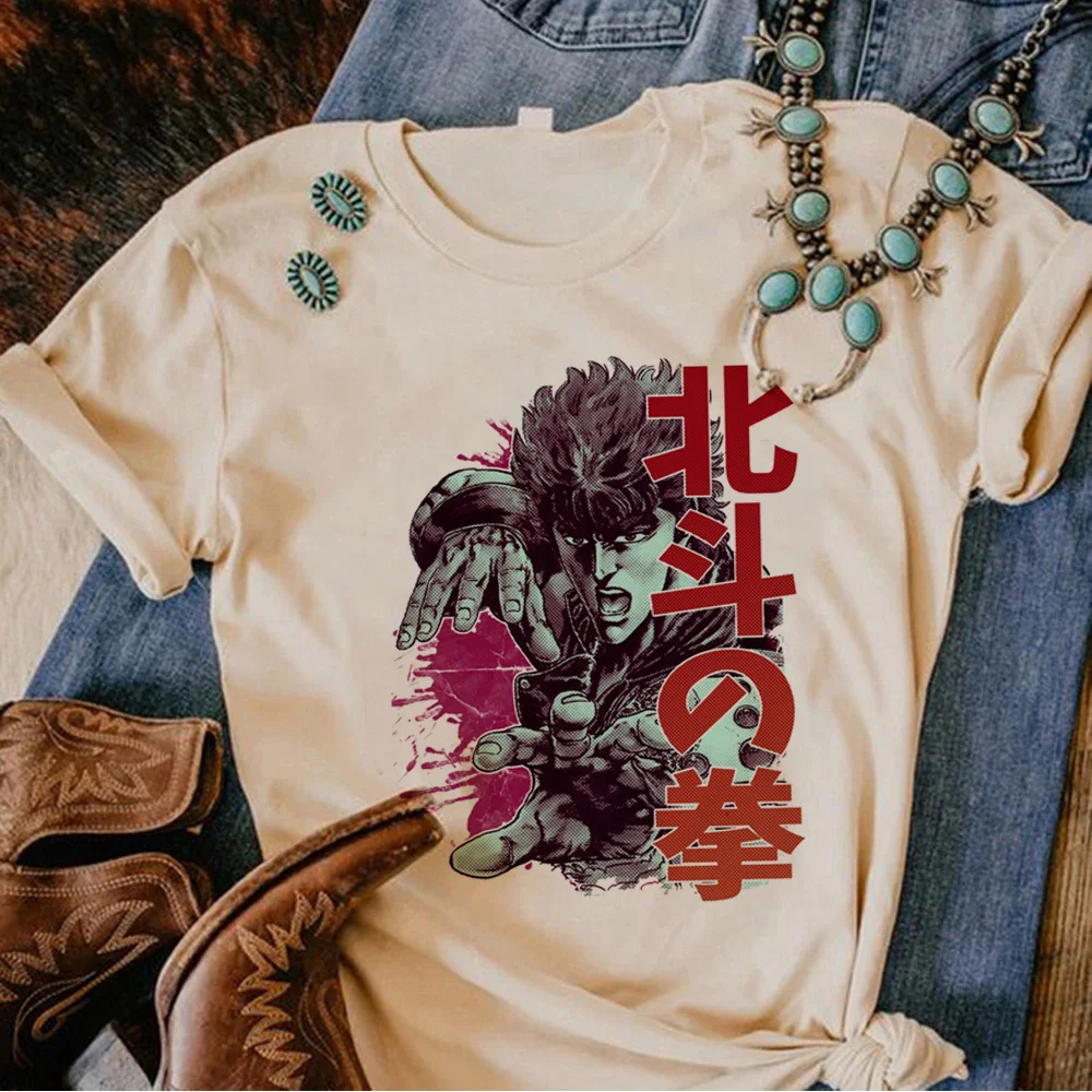 

Женская футболка Kenshiro Y2K с забавным аниме, уличная одежда y2k в стиле Харадзюку