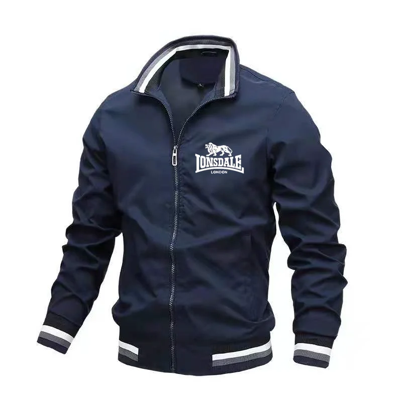 LONSDALE-Chaqueta de Golf для мужчин chaqueta с cuello cremallera ropa beisbol deportiva informal