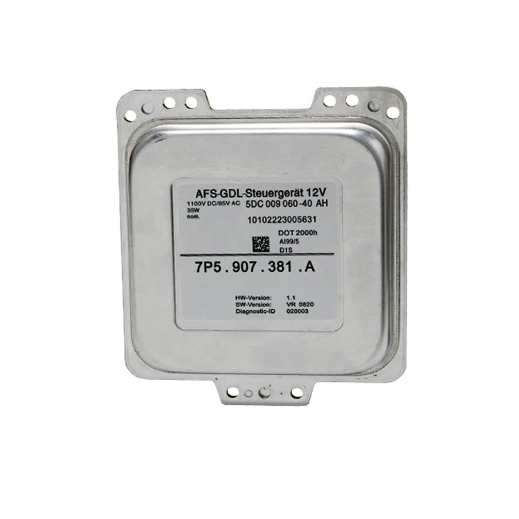 

Xenon Headlight Driver Computer 7P5.907.381.B Xenon Ballast Control Unit Module With AFS 5DC009060-40