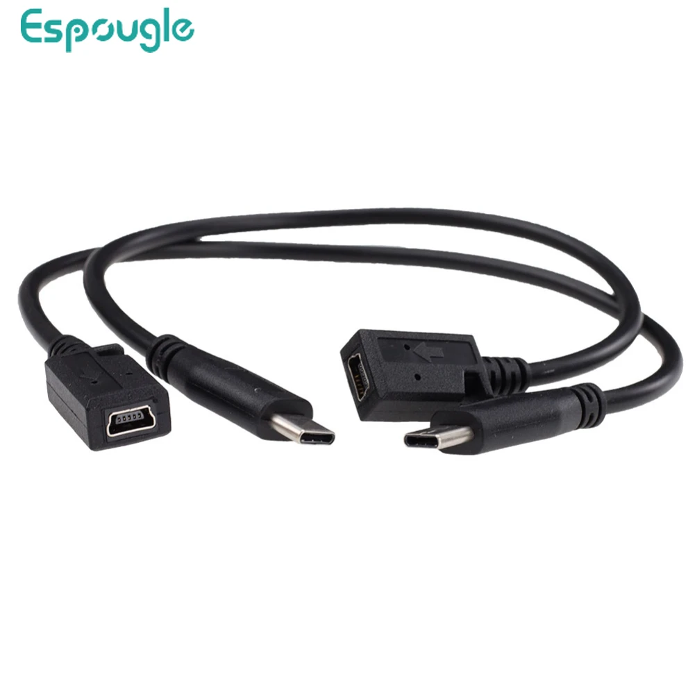 

300 шт., чёрный зарядный кабель USB «папа»-«мама»