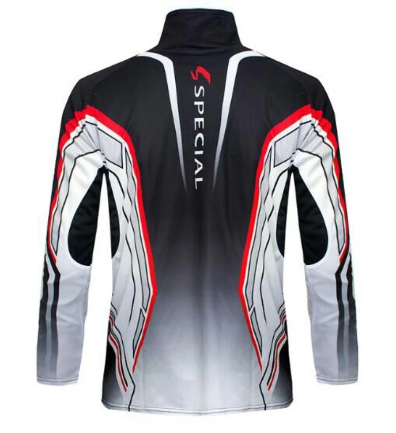 Новая мужская одежда для рыбалки Солнцезащитная куртка с воротником-стойкой