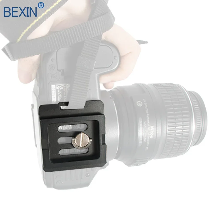 Быстросъемная пластина BEXIN TY-50, винт 14 для штативов, SLR-камер, алюминиевая универсальная быстросъемная пластина (art.: 3920c608bf323) - 3920c608bf323