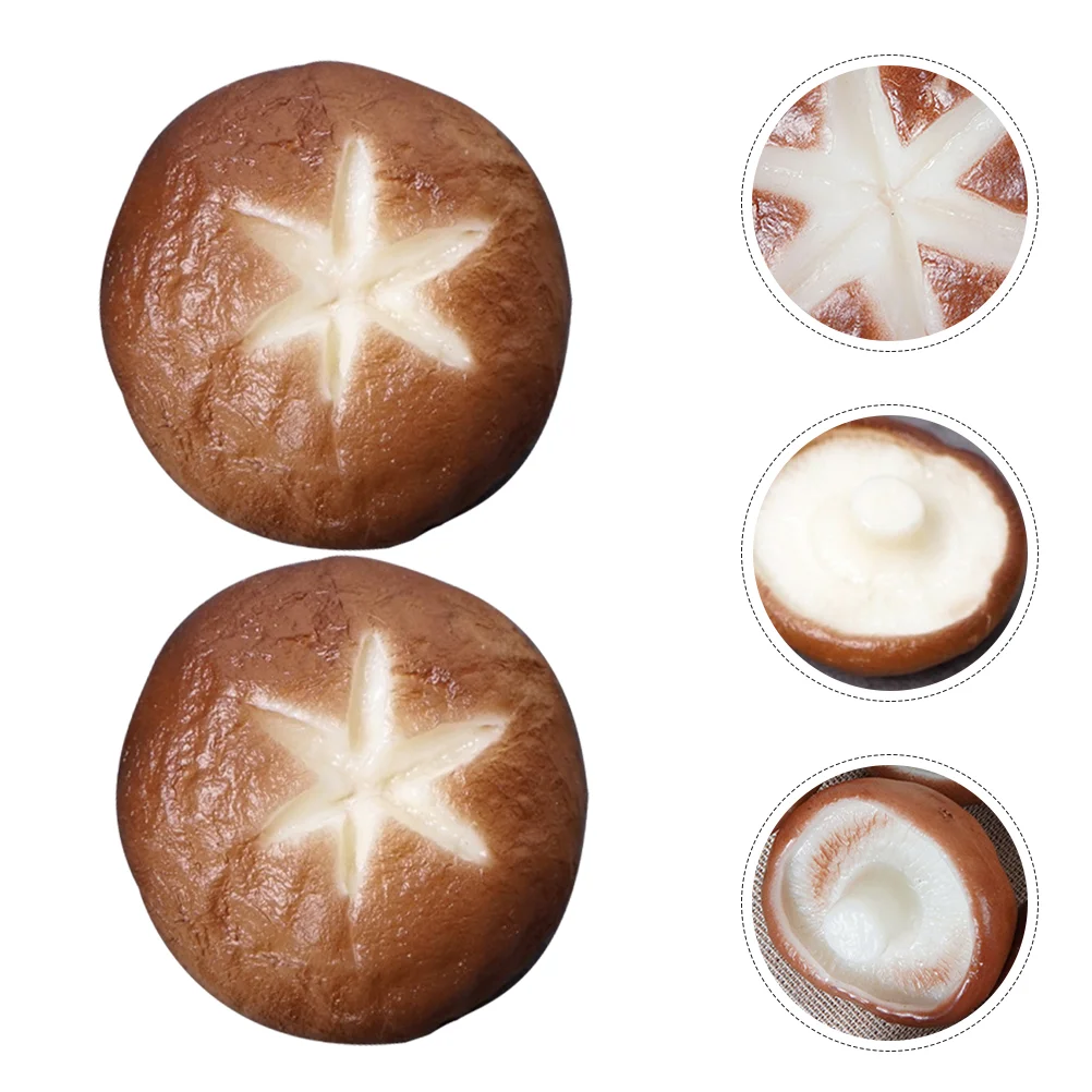 4 шт. имитация грибов шиитаке маленькая модель многофункциональный реквизит для