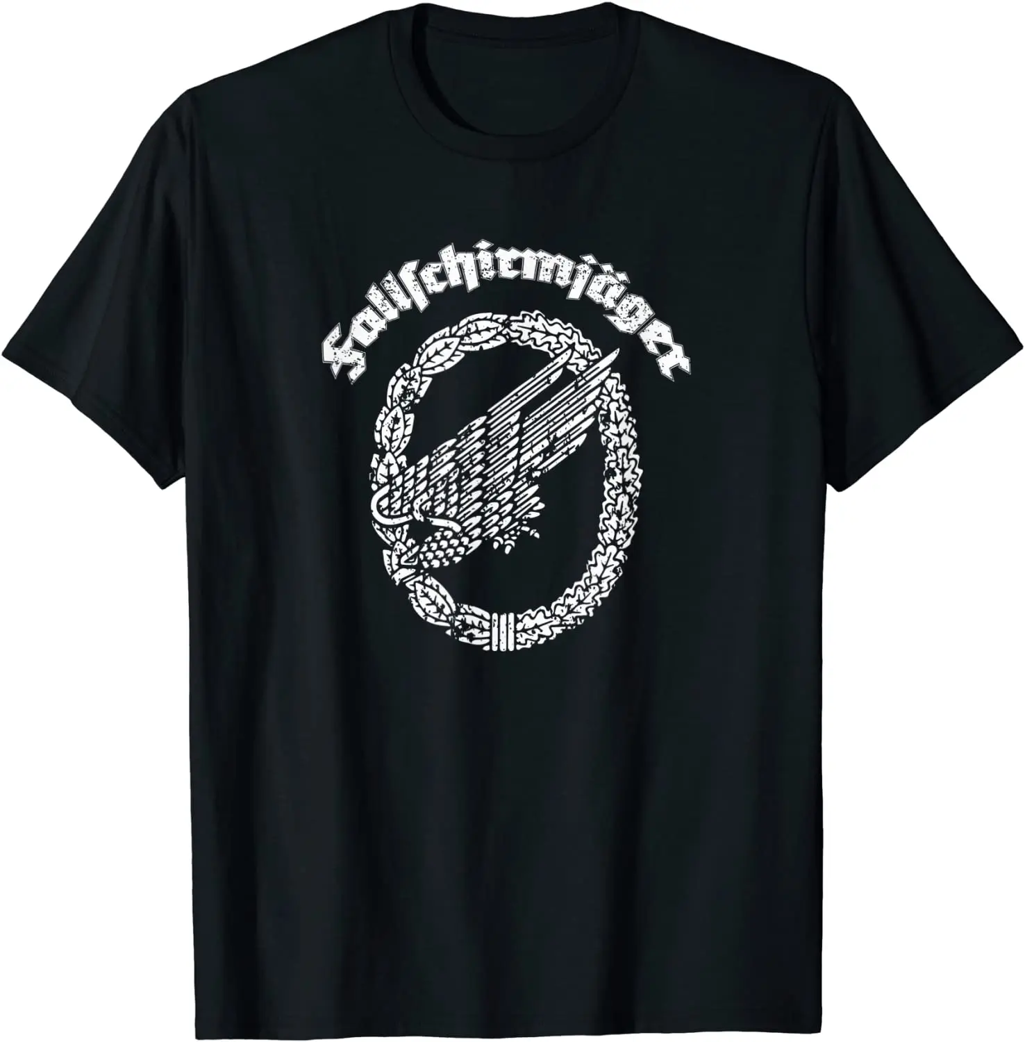 

German Army Paratroopers Falling Eagle Emblem T-Shirt. Summer Cotton Short Sleeve O-Neck Mens T Shirt New S-3XL