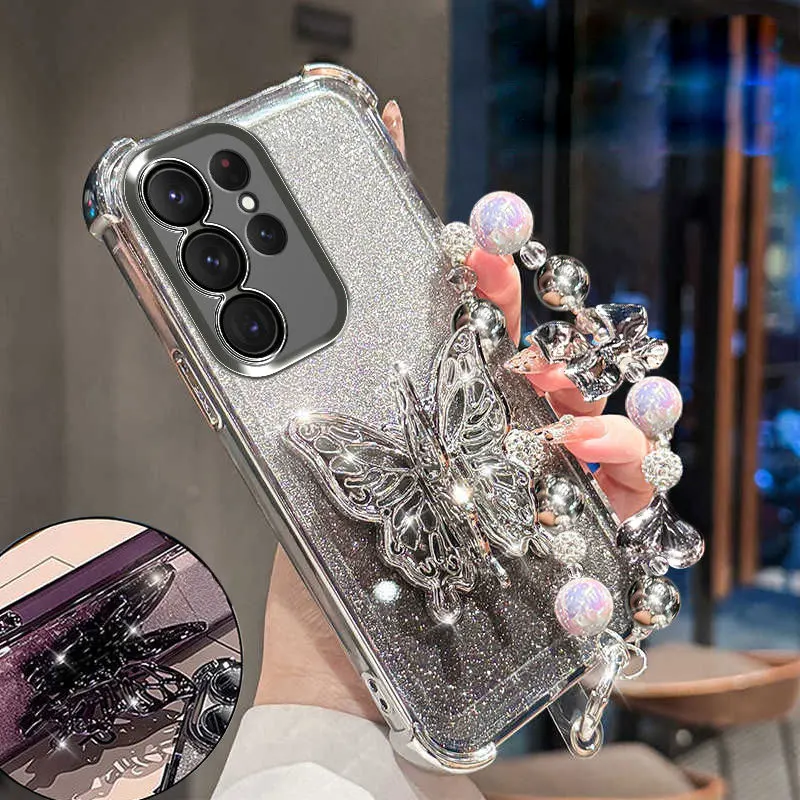 S 25 24 23 ультра чехол противоударный на шнурке для Samsung galaxy S25 S24 Ultra A36 A15 A55 роскошные