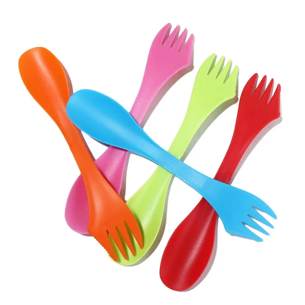 Столовые приборы посуда для улицы вилка фруктов многофункциональная ложка супа