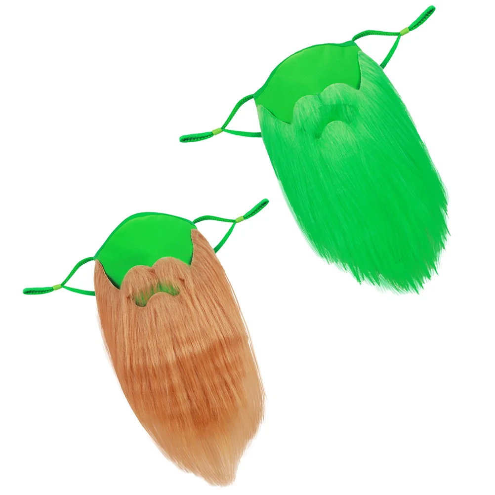 

2pcs Beard Party Performance Props Funny Protectors