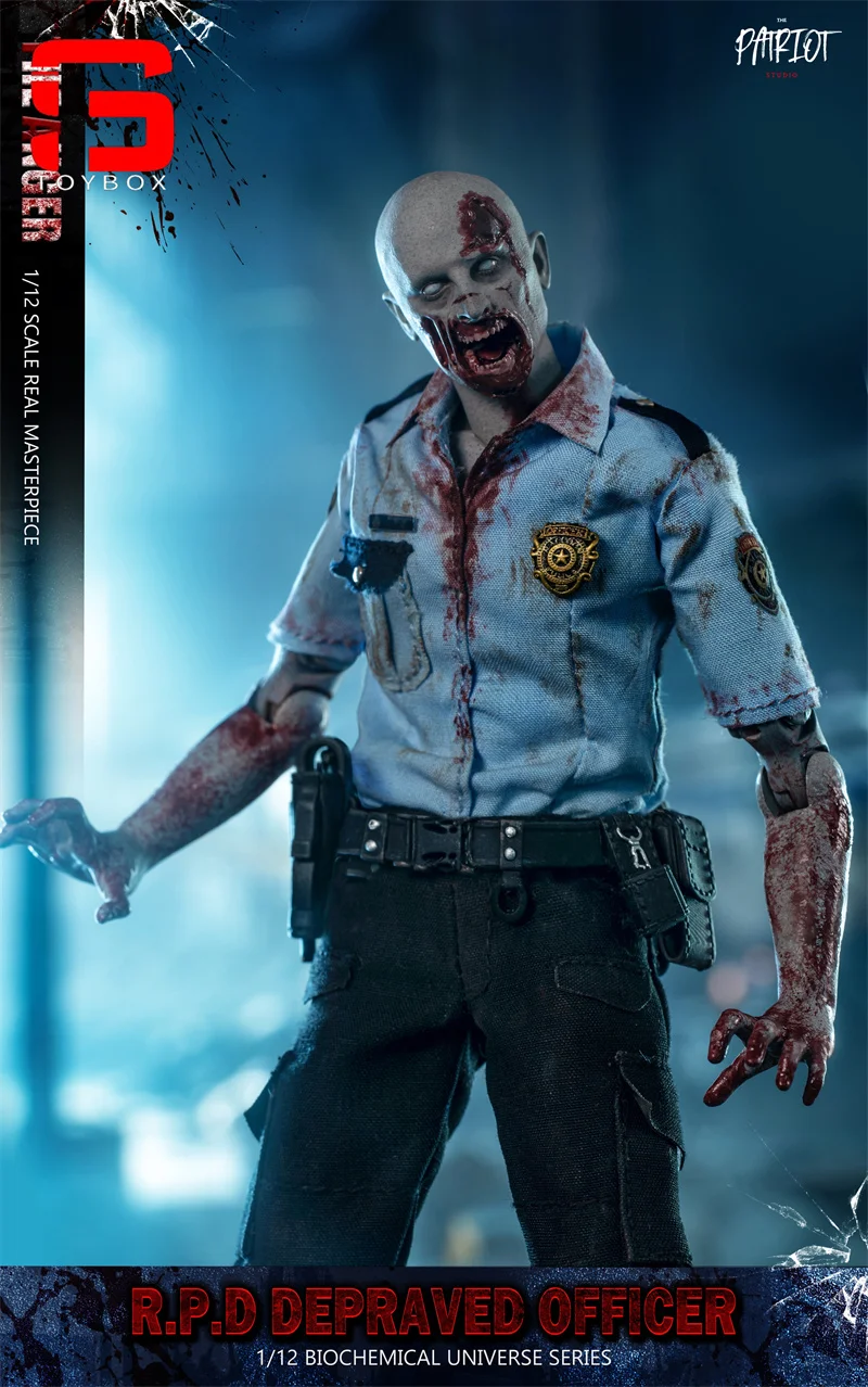 В наличии Patriot studio 1/12 RPD Depraved Officer Fallen Anger Фигурка Модель 17 см Мужской солдат Кукла