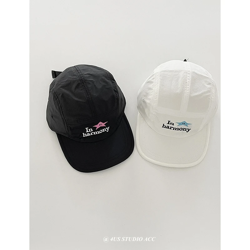 

Flat Brim Peaked Cap Women's Summer Lightweight Quick-Drying XINGX Embroidered Couple Sun-Proof Baseball Cap Tide