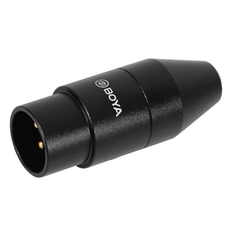 BOYA By 35C-Xlr 3 5 мм (Trs) Мини-гнездовой адаптер для микрофона с 3-контактным Xlr штекерным