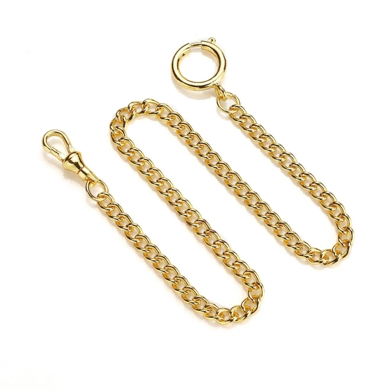 652F винтажные карманные часы с двойной цепочкой Albert T-Bar для часов звено цепи