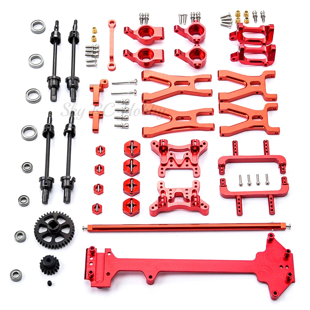 

Новый Полный Комплект запчастей для Wltoys A959 1/18 2,4G 4WD Электрический радиоуправляемый Внедорожник Багги хоп-ап подходит для A969 A979