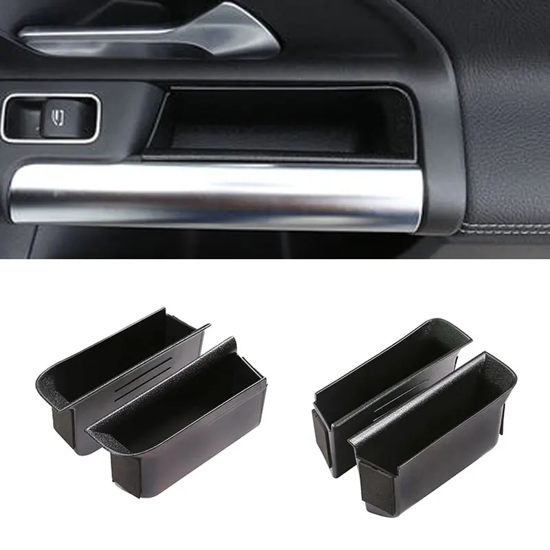 

For Mercedes Benz B GLB Class W247 X247 2019 2020 2021 4pcs Car Interior Door Armrest Glove Box Organizer Storage Box
