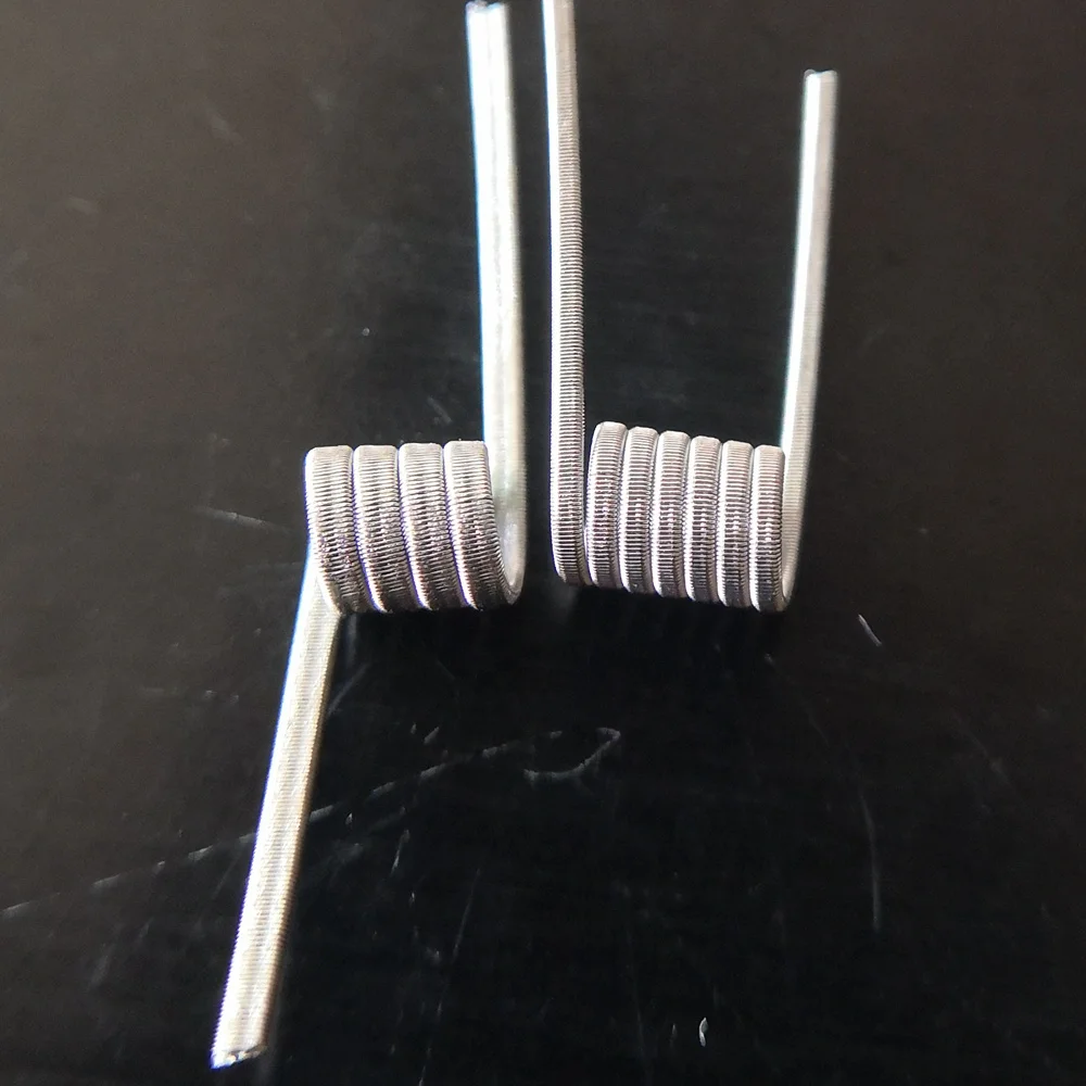 BSKR высококачественные готовые катушки 2 5 мм NI80/A1/SS316L MTL Alien Coil Clapton для