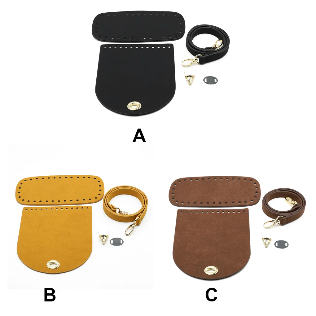 

Leather Bag Crossbody Making Shoulder Straps Kit Purse Supplies Bucket Repair Hardware Accessories for Beginners Crafting