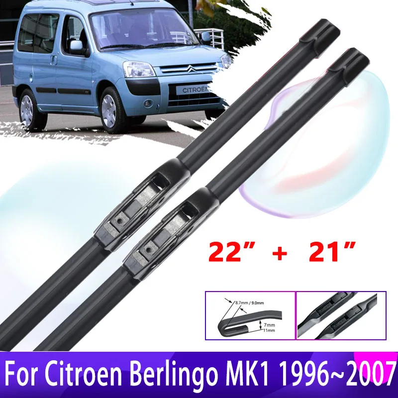 

Car Wiper Blade for Citroen Berlingo MK1 1996~2007 1997 1998 1999 2000 2001 Front Window Windscreen Windshield Wipers Car Goods