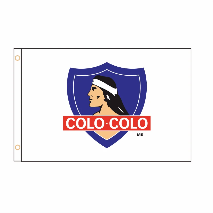 

Support customization Chile Club Social y Deportivo Colo-Colo Flag Banner 2ft*3ft 3ft*5ft Celebration a Sign Of QZ-029