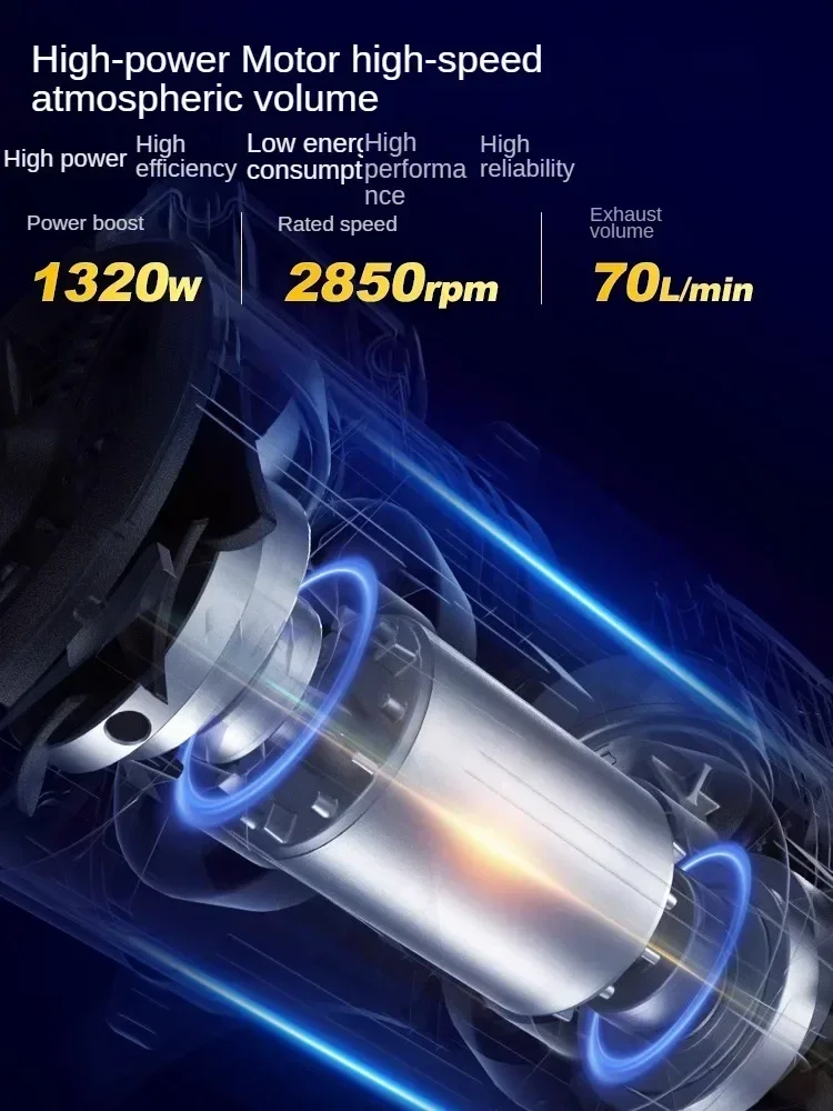 Портативный воздушный компрессор 220 В мини-бесшумный бесшумный