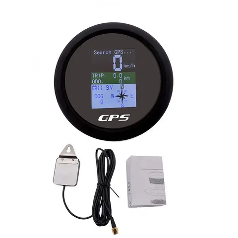 85 Мм GPS-спидометр С Регулируемым Вольтметром Для Езды, TFT-экран Для Автомобилей, Лодок, Подвесных Моторов, Яхт