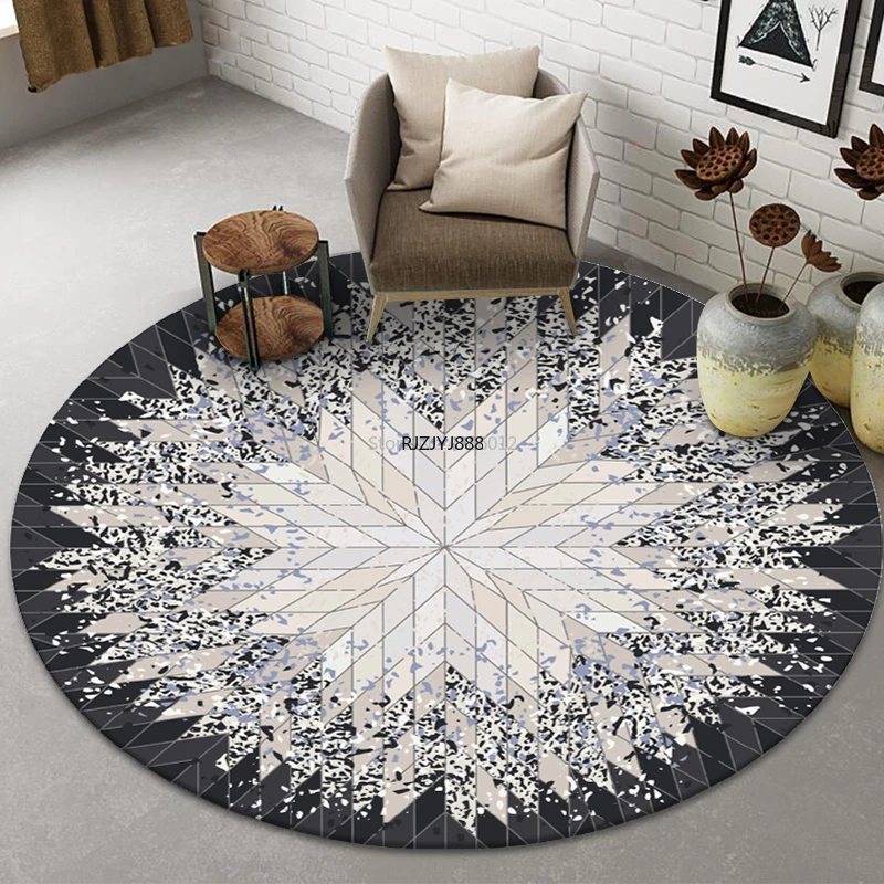 Swivel Chair Floor Mat Living Room Bedroom Bedside Blanket C