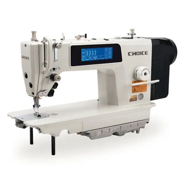 

GC-R7-N-T New type computerized single needle lockstitch sewing machine with double cutter & micro oil and touch screen