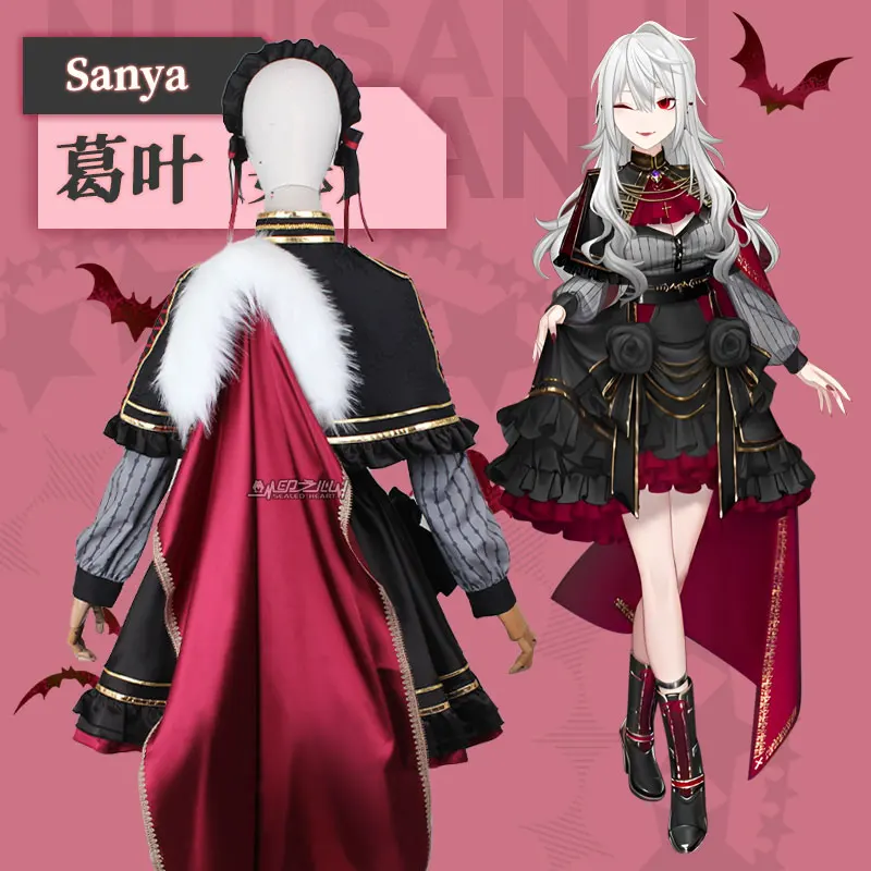 Костюм для косплея COS-HoHo из аниме VTuber Kuzuha Gamer сексуальное платье Sanya Devildom