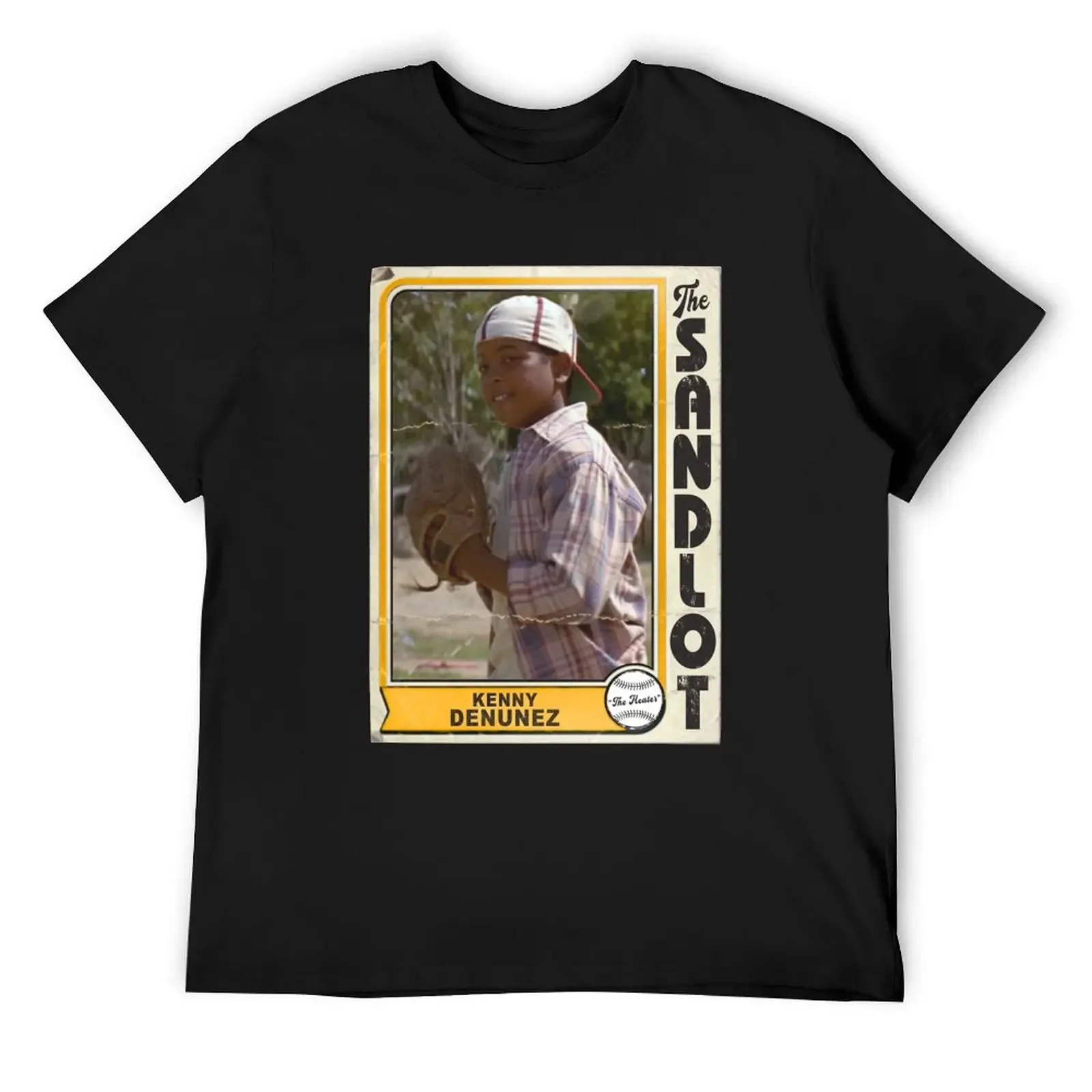 Kenny The Heater DeNunez винтажная футболка с коллекционными карточками Sandlot большие