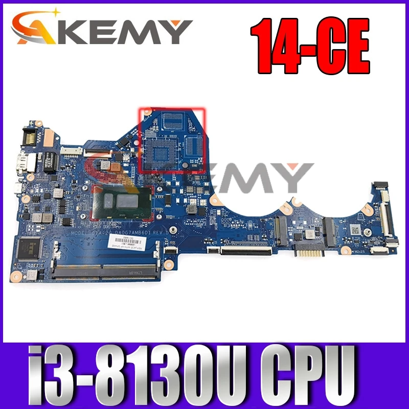 

Материнская плата DA0G7AMB6D1 для ноутбука HP PAVILION 14-CE 14-CE0597SA SR3W0