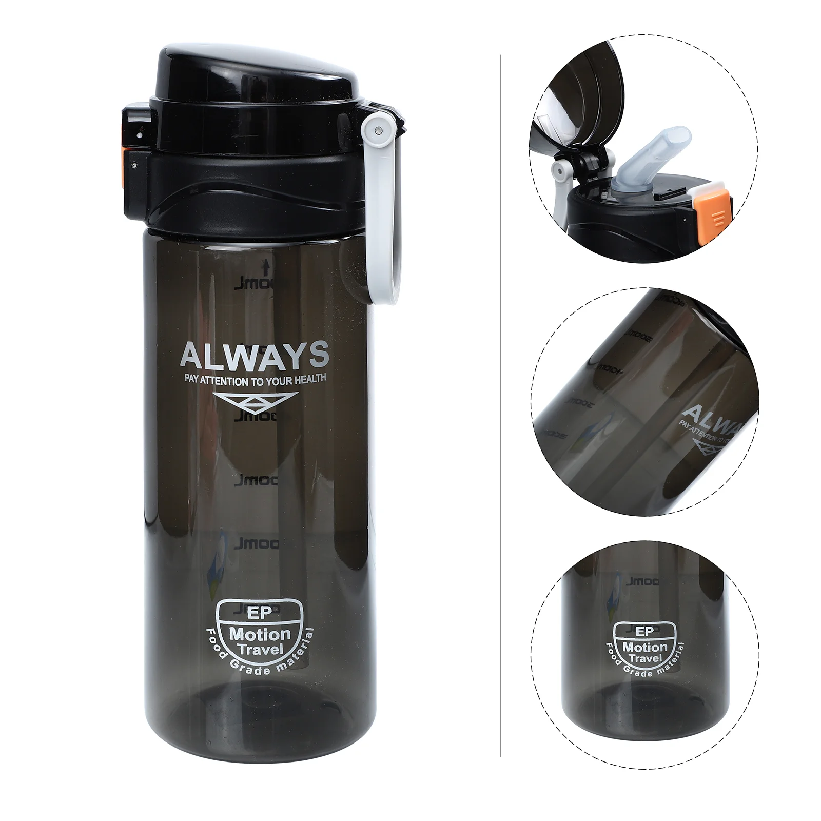 

Water Bottle Cup Kids Outdoor Portable Jug Fitness Decorative Drinking Glasses Beverage Tumbler Bottles Straw