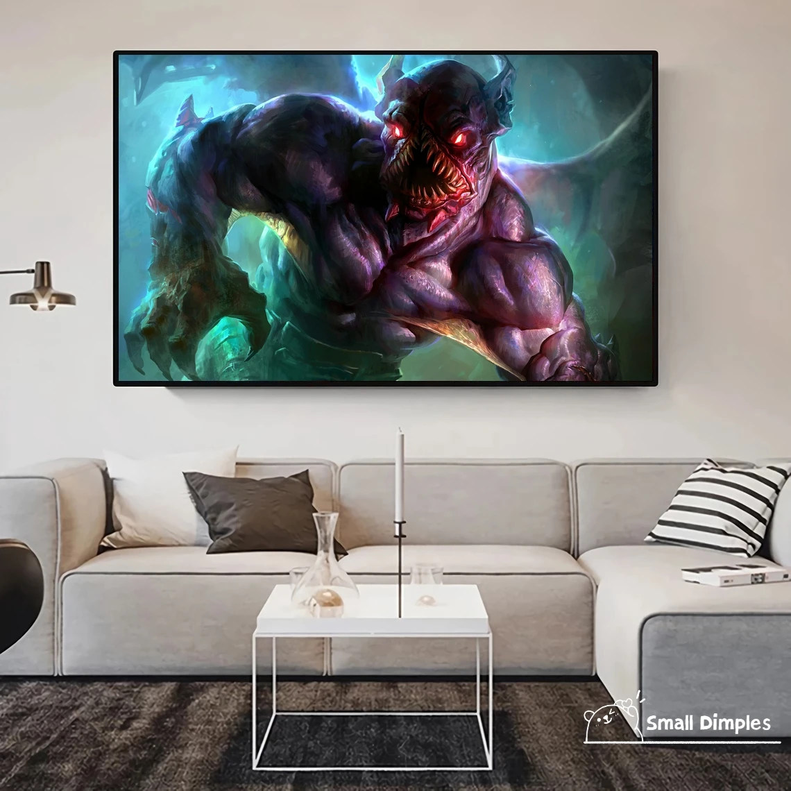 Dota 2 Game Poster Canvas Art Print Home Decoration Wall Painting ( No Frame )
